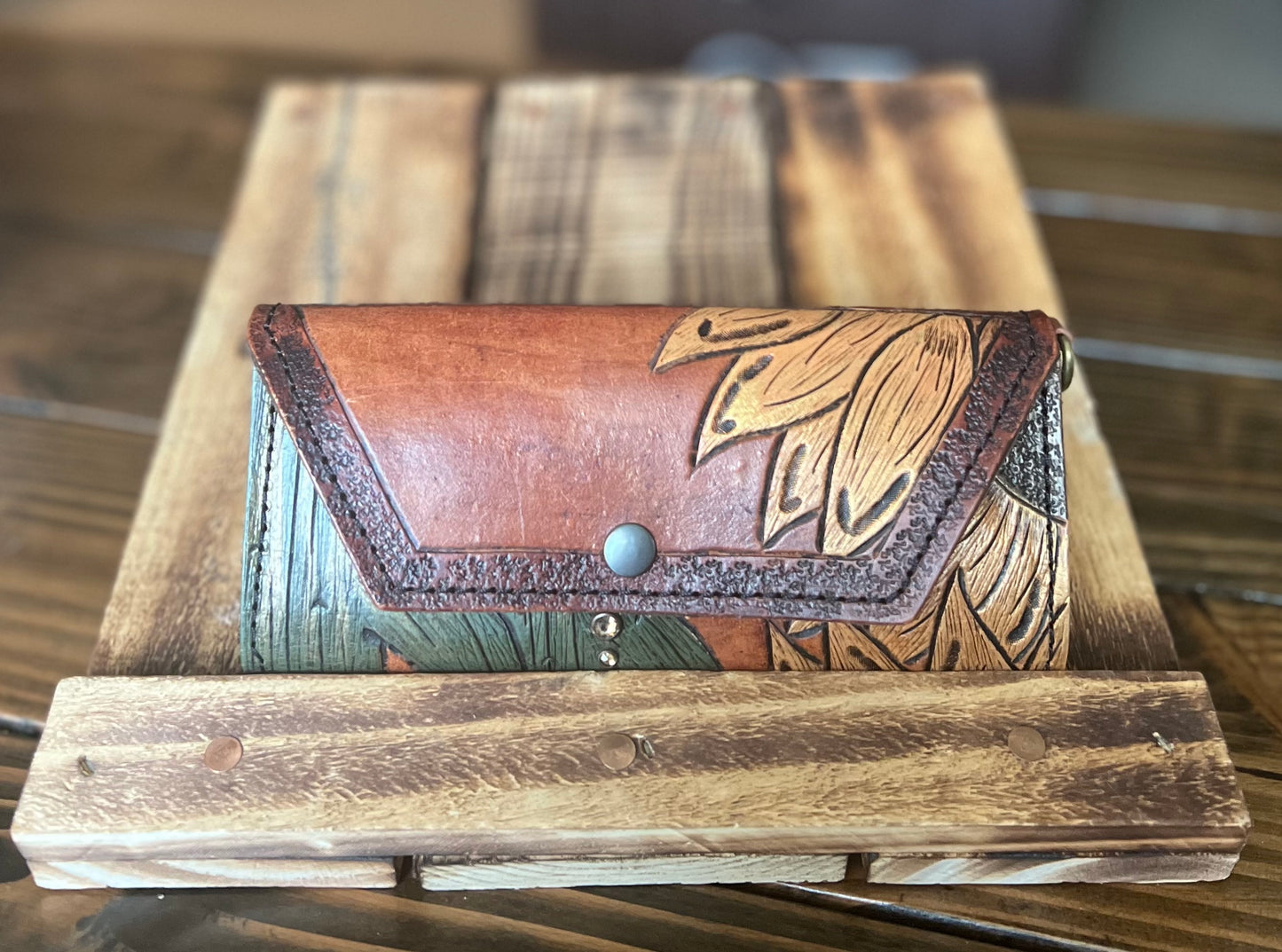 Sunflower Cactus Trifold Wallet