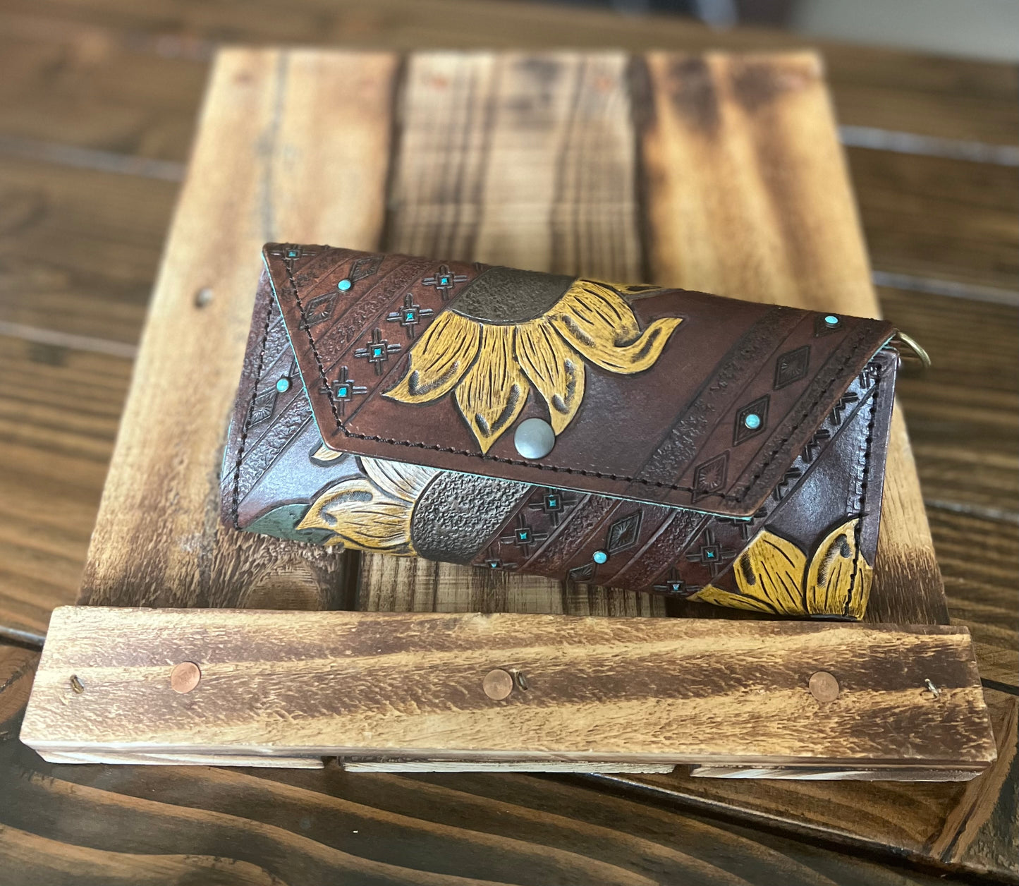 Sunflower Trifold Wallet