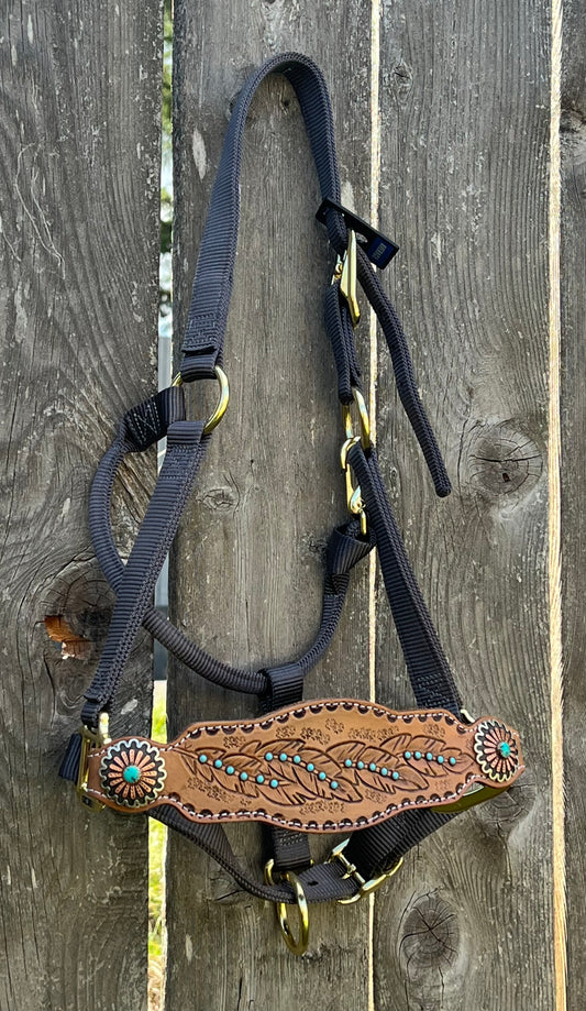 Natural 4 Feather Halter