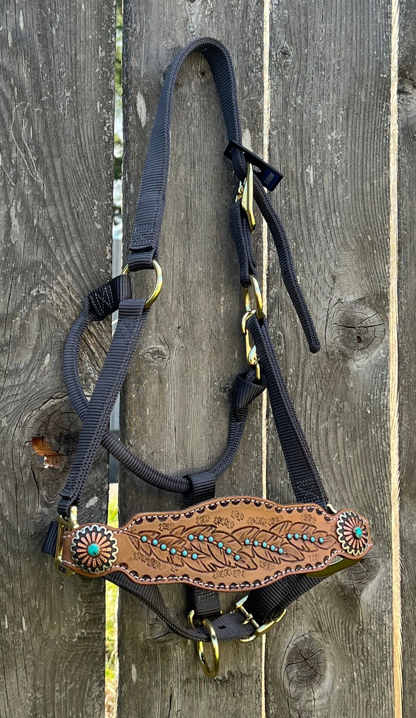 Natural 4 Feather Halter